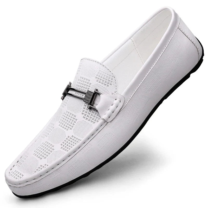 Mocassin Homme Cuir Italien de Luxe