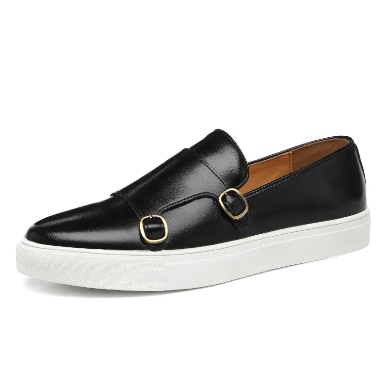 Mocassins Hommes Cuir Italien Confortable et Résistant