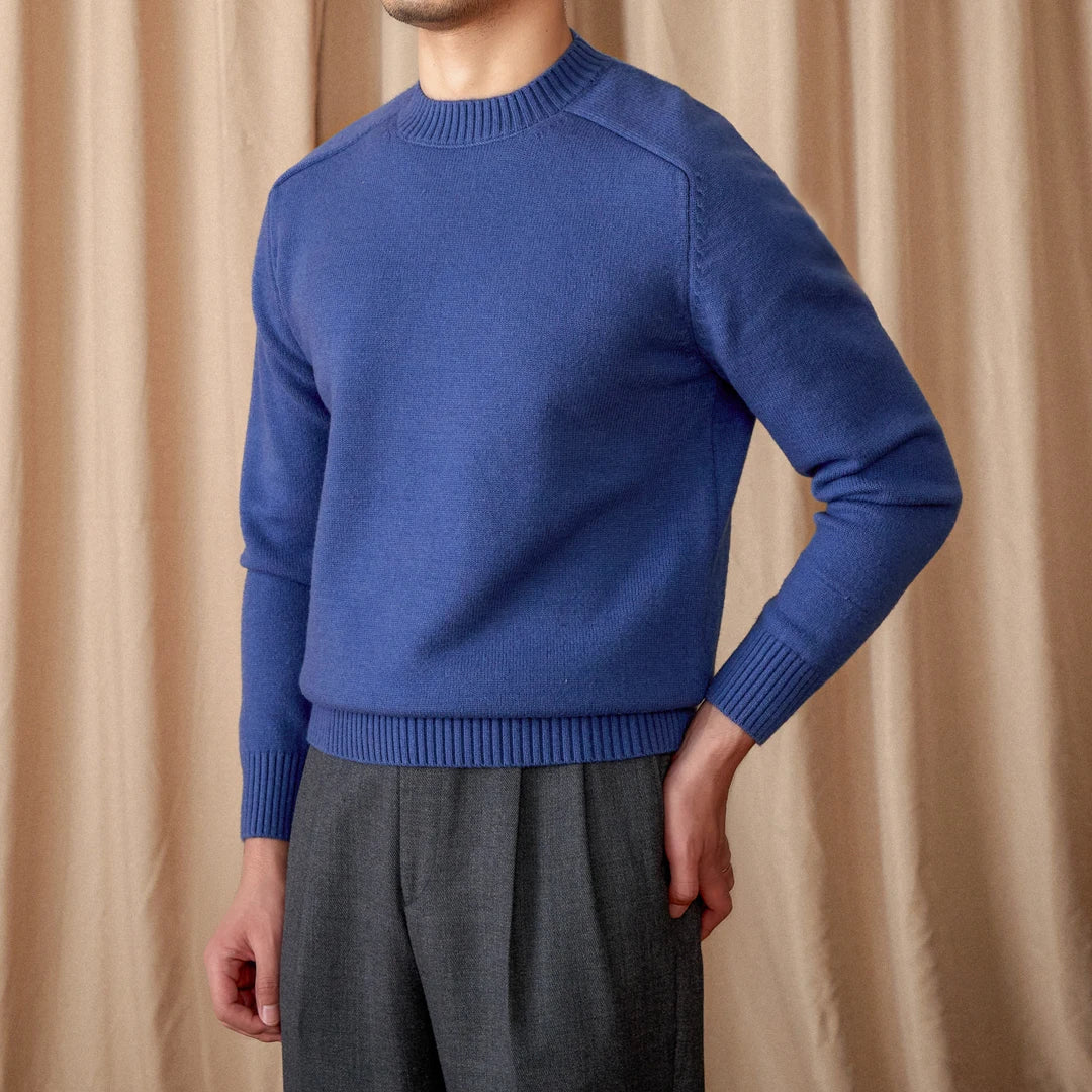 Pull Homme Hiver Chaud en Col Rond