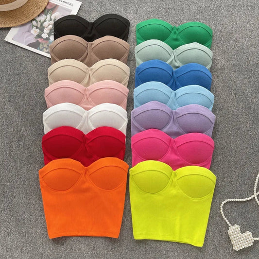 Bustier Top Push-up Corsage Féminin pour Femme - BerlinGlamour