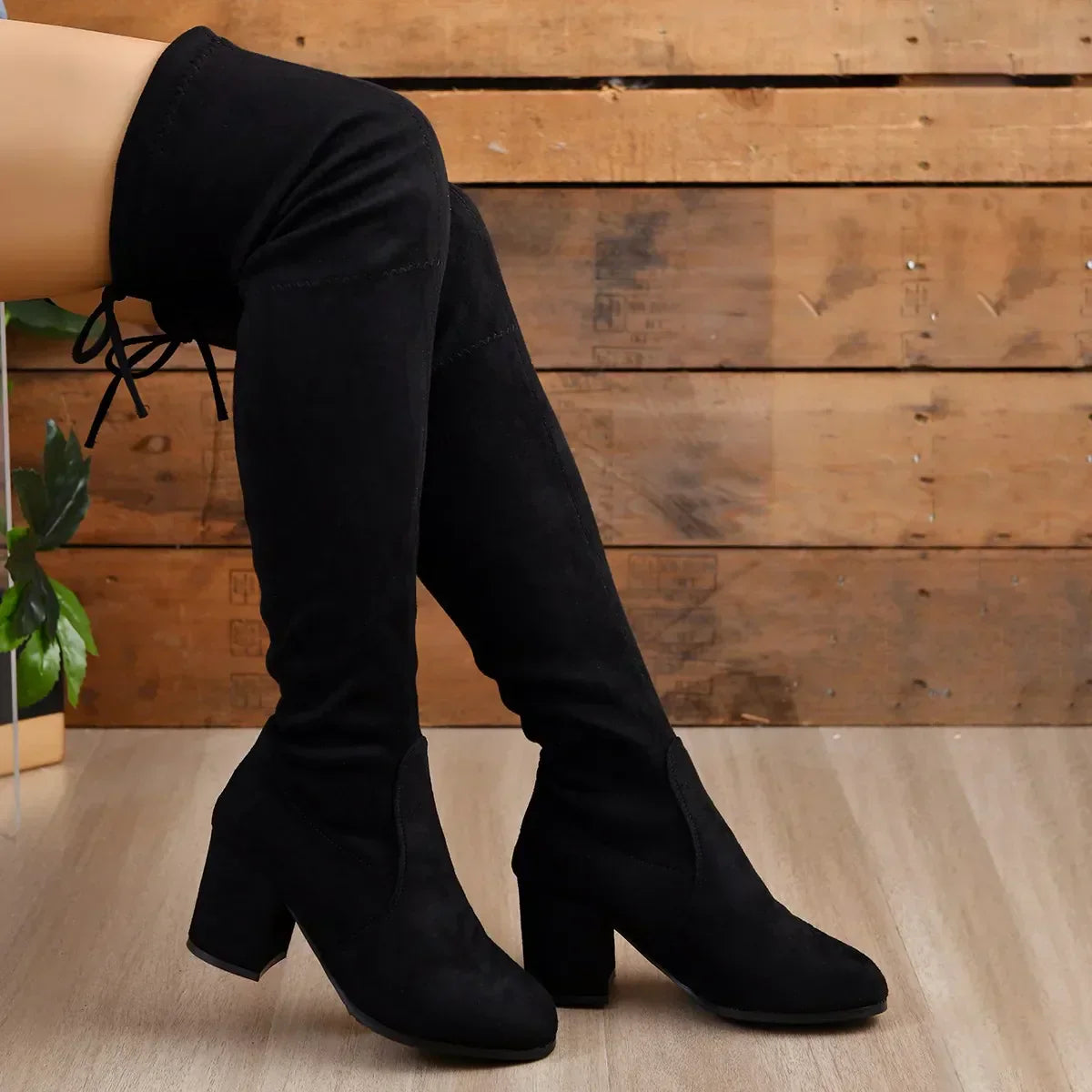 Bottes Femme Haut de Gamme Talons Hauts Élégantes - PanierRoyale
