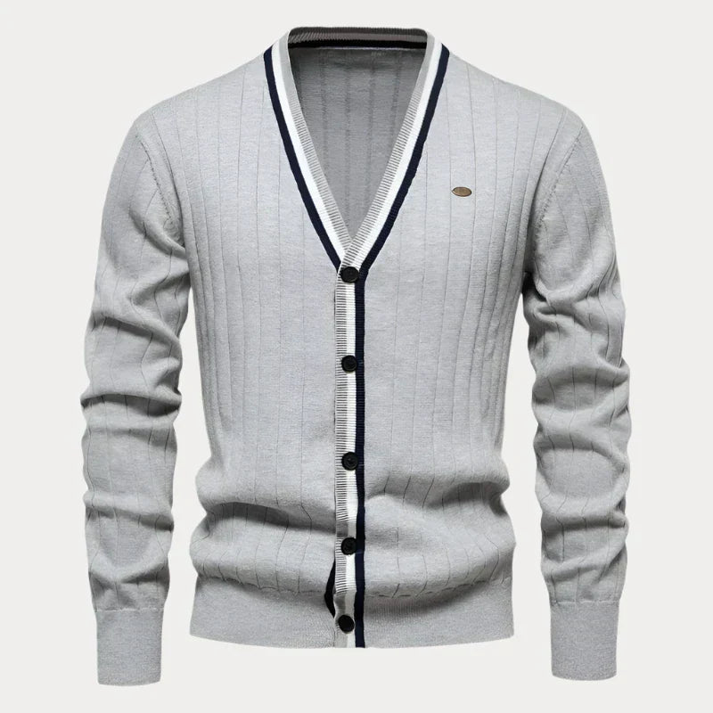 Cardigan Boutonné À Manches Longues Pour Homme | Classique
