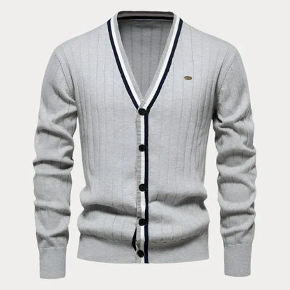 Cardigan Homme Classique Manches Longues Élégant