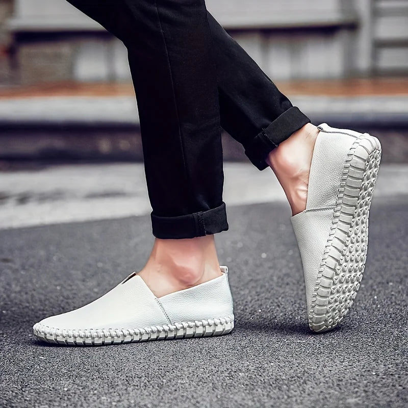 Chauffure Homme Cuir Italien Élégant