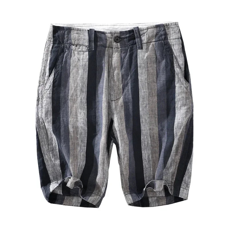 Shorts en Lin Homme Confortable pour Été