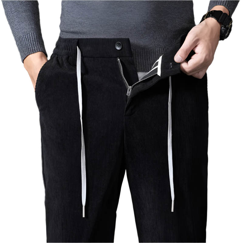 Pantalon Chino Élastique pour Homme Style Classique