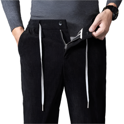 Pantalon Chino Élastique pour Homme Style Classique