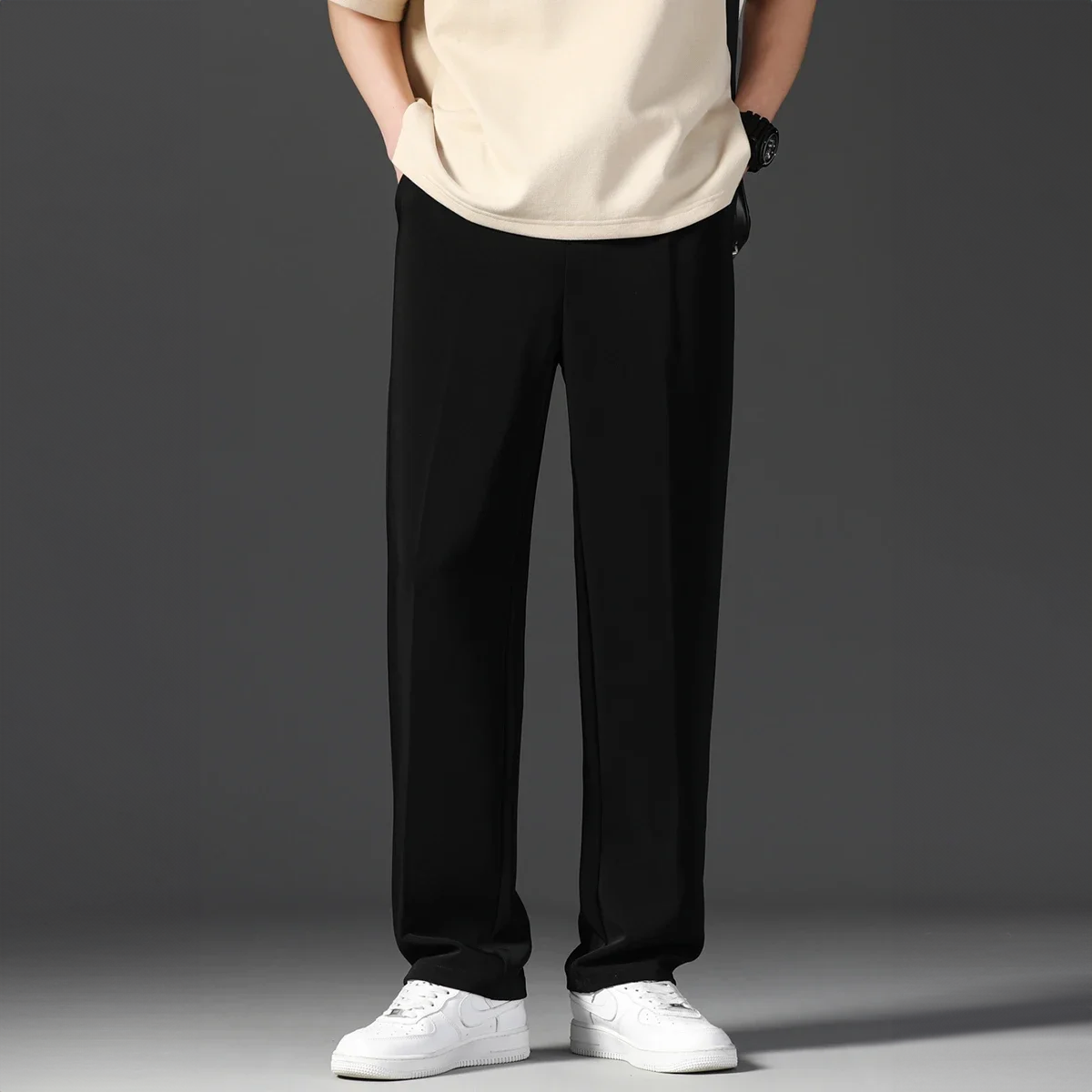 Pantalon Homme Droit Confortable Relaxe