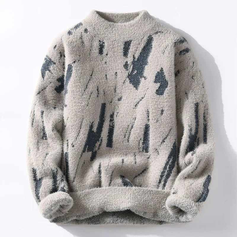 Pull décontracté imprimé fashion homme