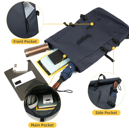 Sac à dos ordinateur portable Antivol avec port USB Unisexe