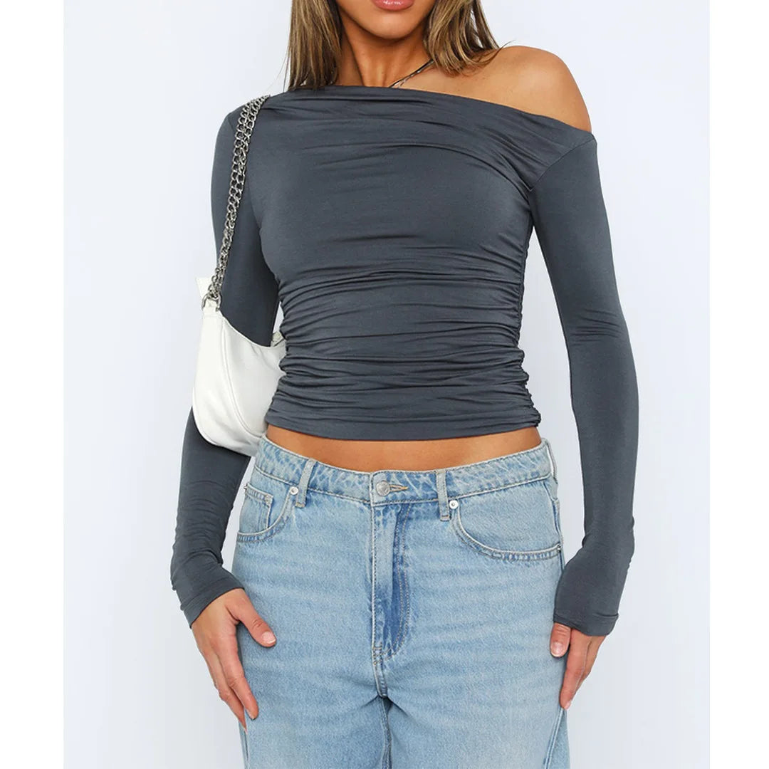 Top femme manches longues twisté chic et tendance - BerlinGlamour