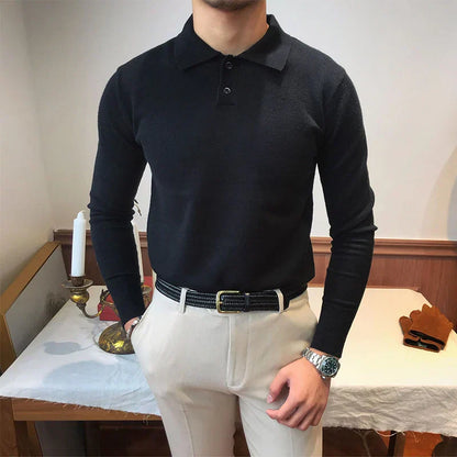 Pull Homme Hiver À Manches Longues Chaud et Doux