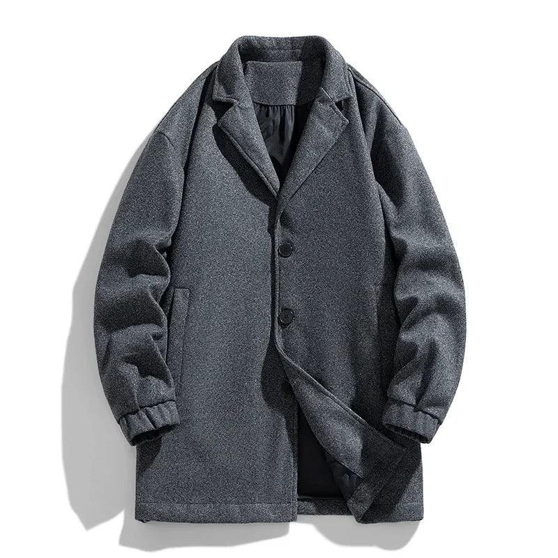 Trench Homme Classique Élégant pour Printemps et Automne