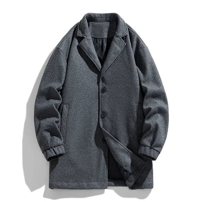 Trench Homme Classique Élégant pour Printemps et Automne