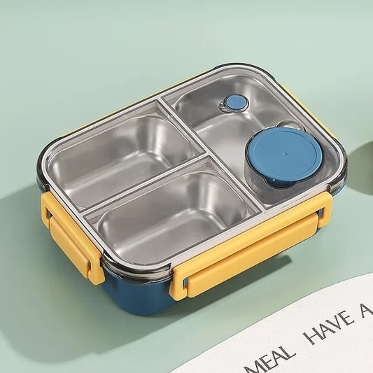 Boîte à déjeuner Inox Étanche avec Compartiments - PanierRoyale