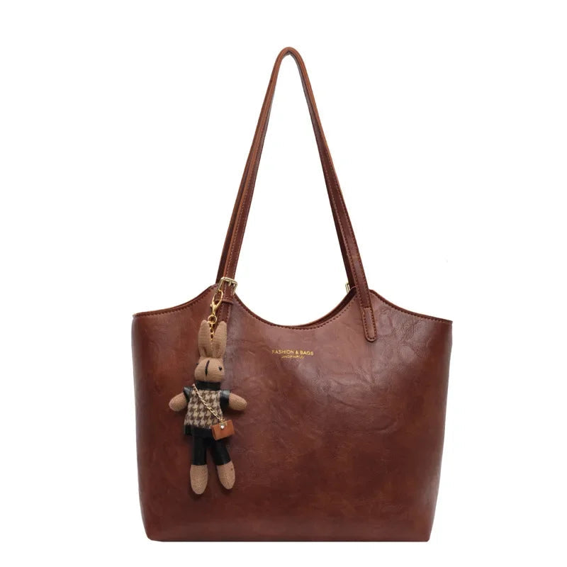 Sac à bandoulière cuir vintage avec poches multiples - PanierRoyale