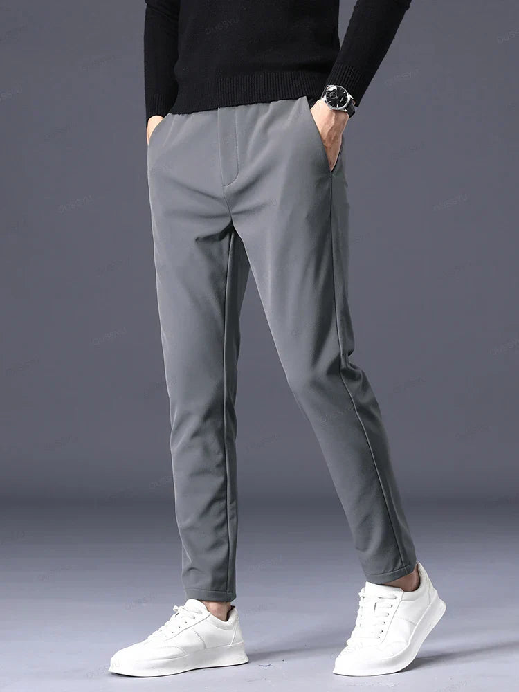 Pantalon Homme Slim Fit Moderne Noir - BerlinGlamour