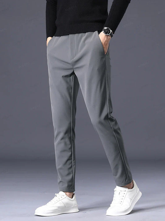 Pantalon Homme Slim Fit Moderne Noir - BerlinGlamour