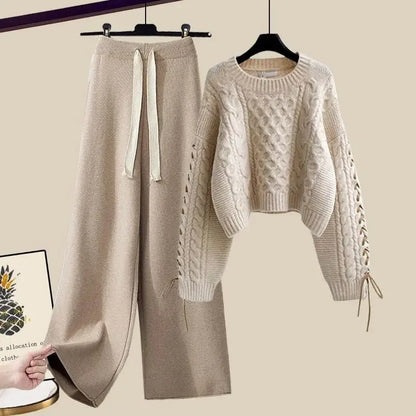 Costume Hiver Femme 2 Pièces Élégant - PanierRoyale