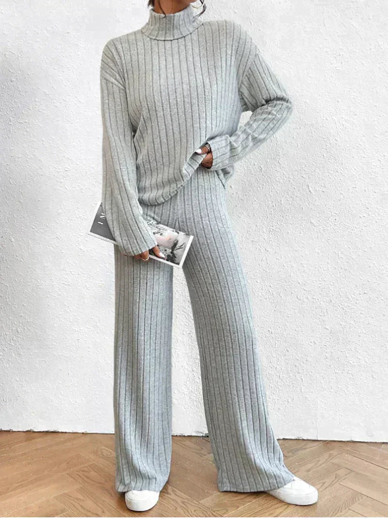 Ensemble Femme Tricoté Chaud et Confortable