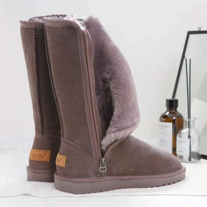 Bottes Femmes Hiver Chaude et Élégante