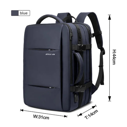 Sac à dos Homme Extensible Grande Capacité Multifonction Voyage Sport