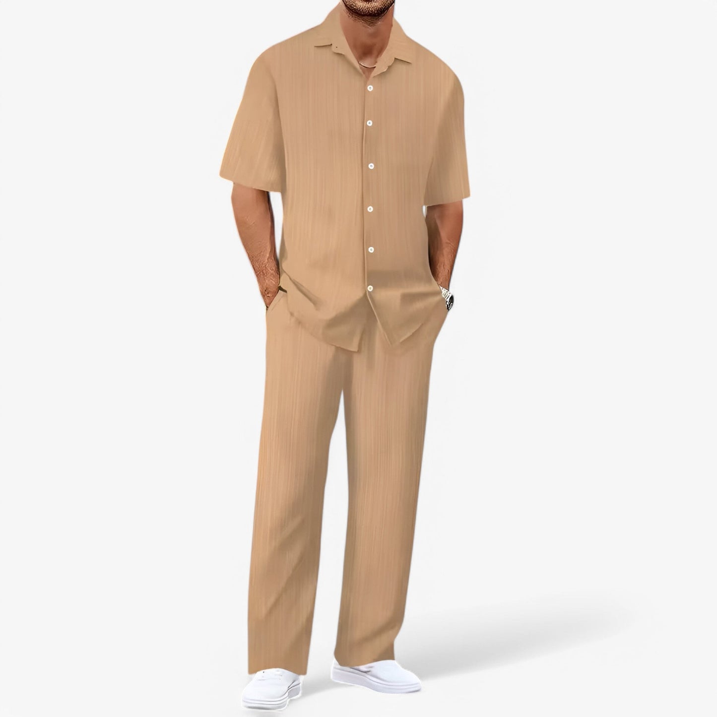 Costume Homme 2 Pièces Élégant et Casual