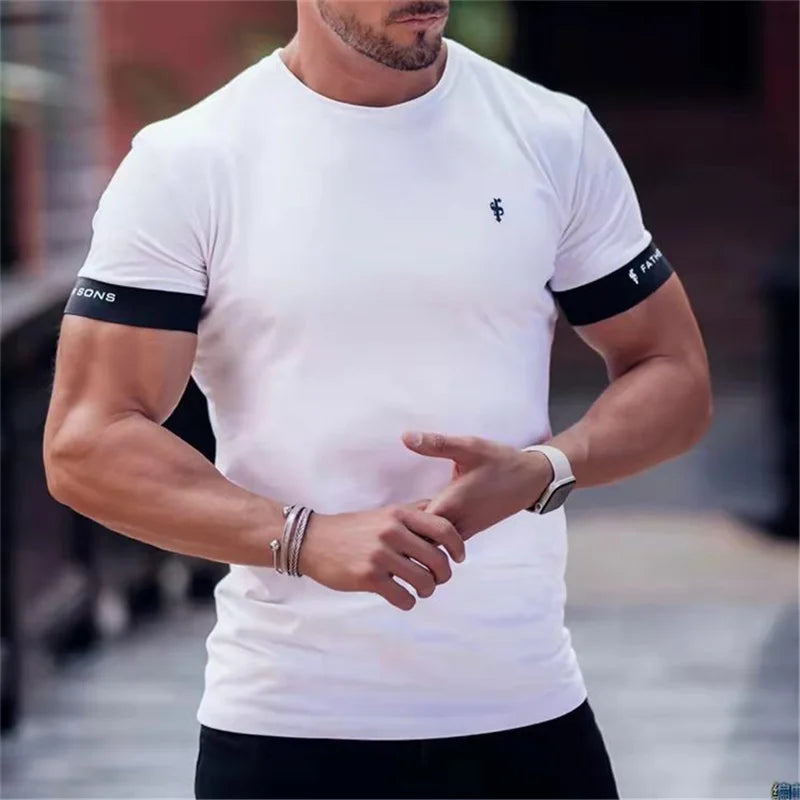 T-shirt Homme Col Rond Coton Été
