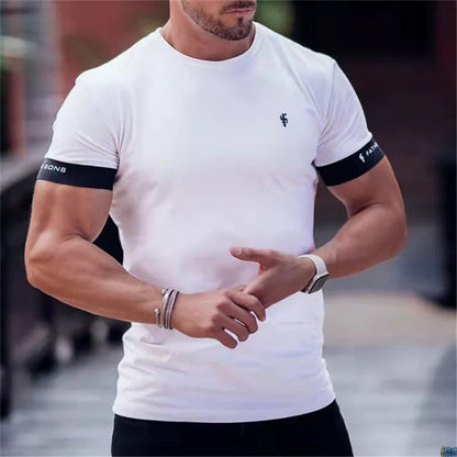 T-shirt Homme Col Rond Coton Été