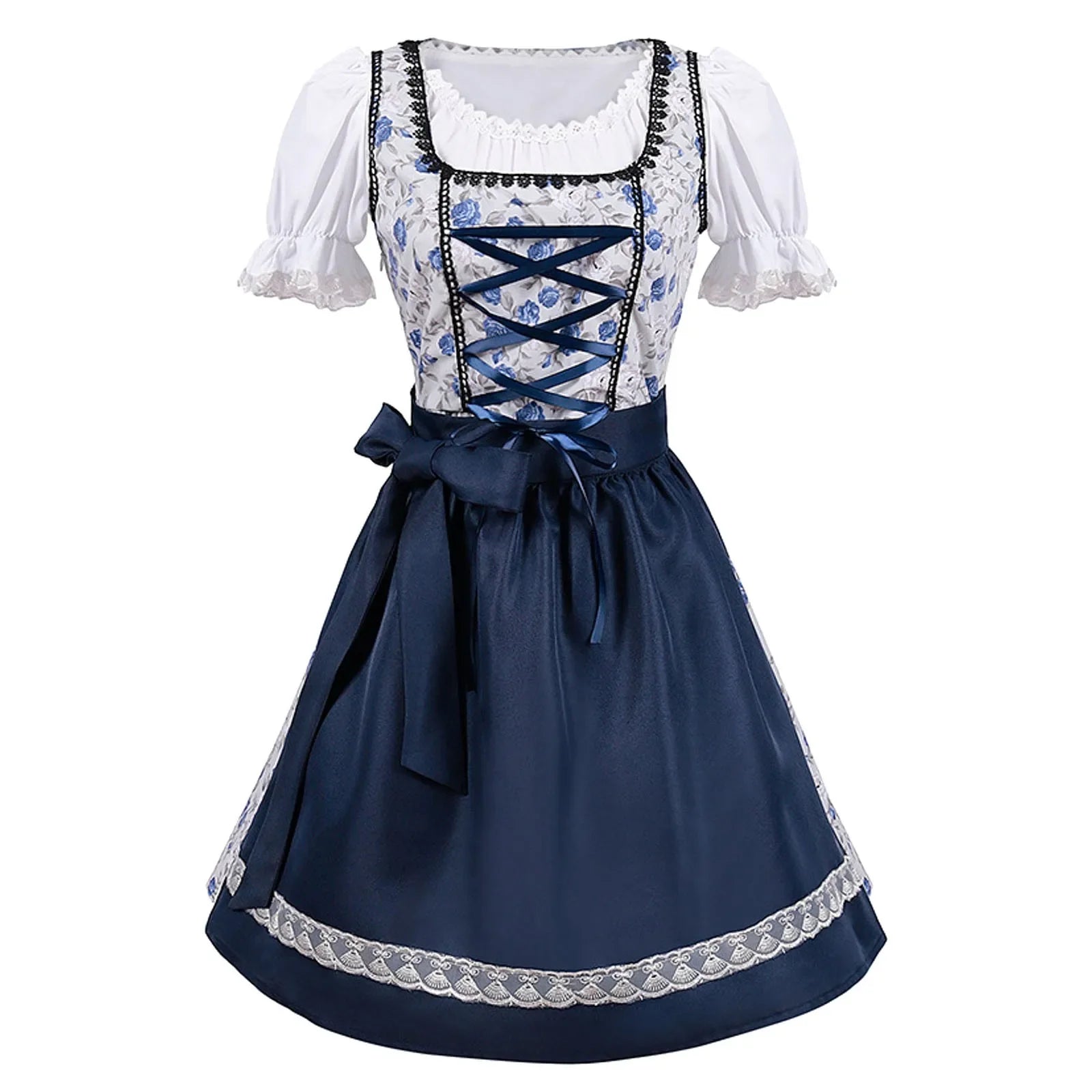 Robe de Cuisine Décontractée avec Tablier Imprimé - PanierRoyale