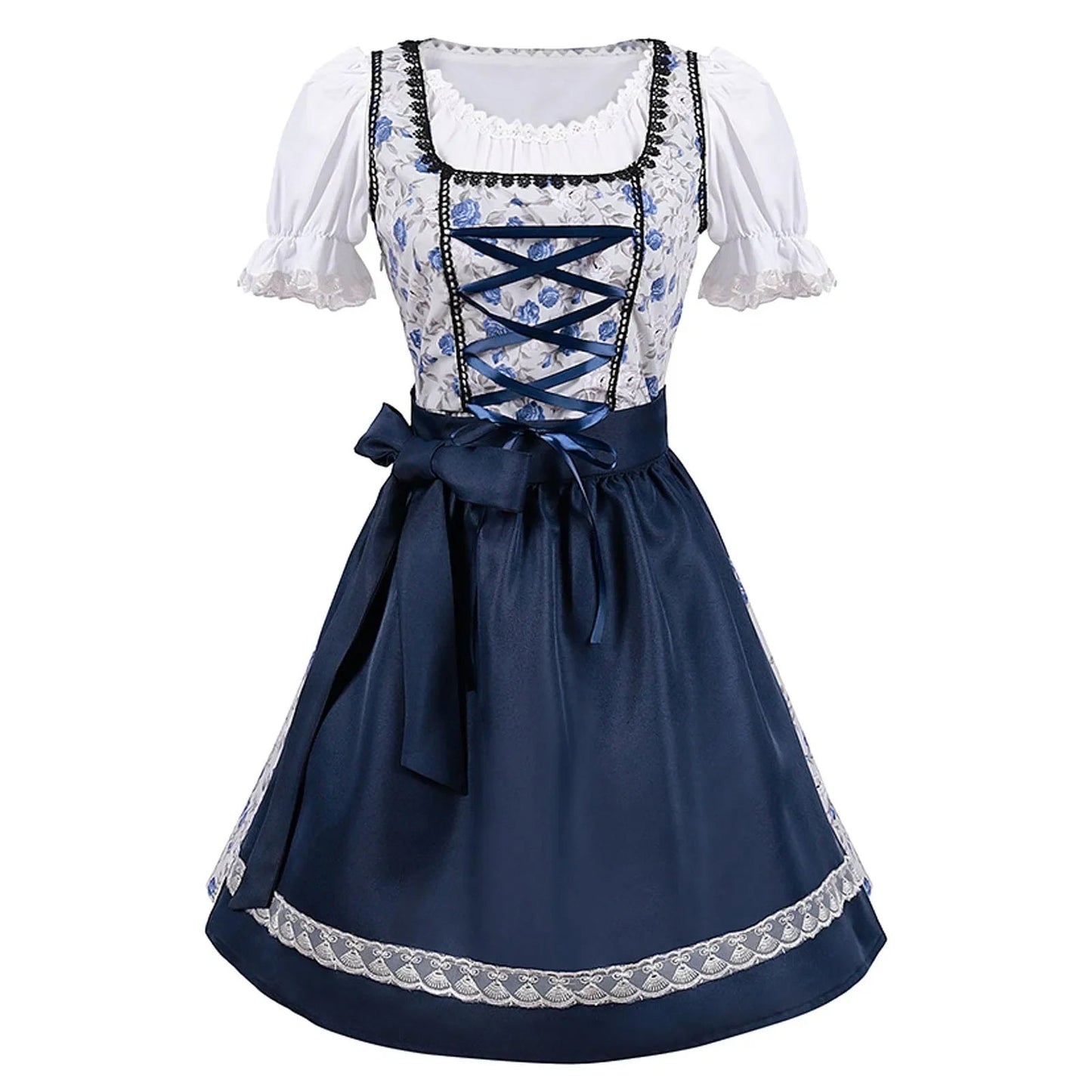Robe de Cuisine Décontractée avec Tablier Imprimé