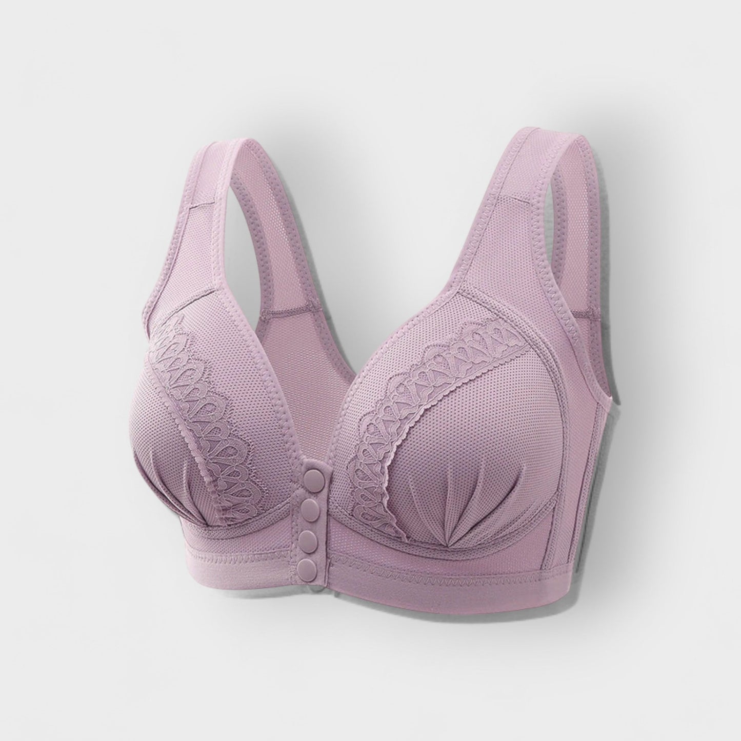 Soutien-gorge Femme Coton Confort Fermeture Avant Maintien Naturel