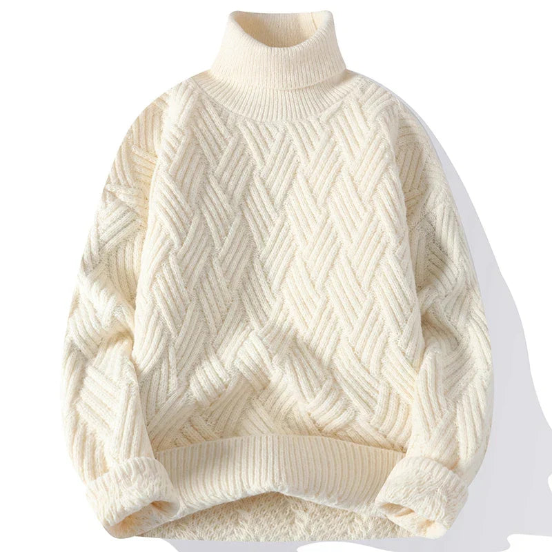 Pull Homme Élégant à Motif Texturé - BerlinGlamour