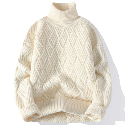 Pull Homme Élégant à Motif Texturé - BerlinGlamour