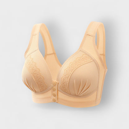 Soutien-gorge Femme Coton Confort Fermeture Avant Maintien Naturel