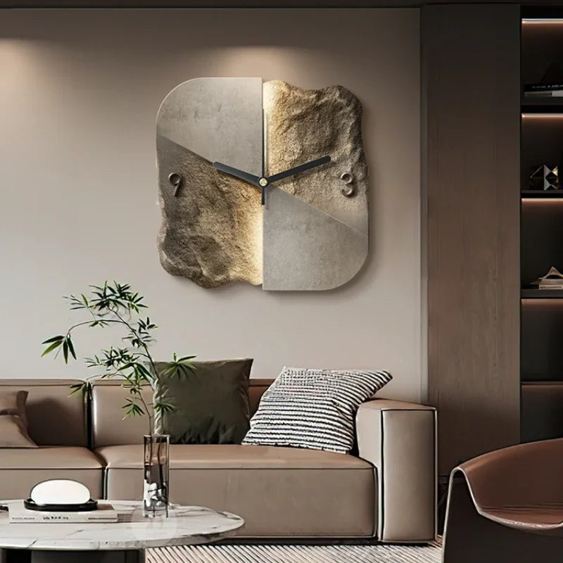 Horloge Murale Décorative Laqué Moderne pour Intérieur