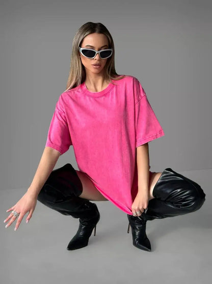 T-Shirt Femme Décontractée et Oversized Streetwear