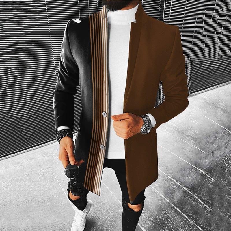 Veste Homme Slim Fit Imprimé Graphique Moderne
