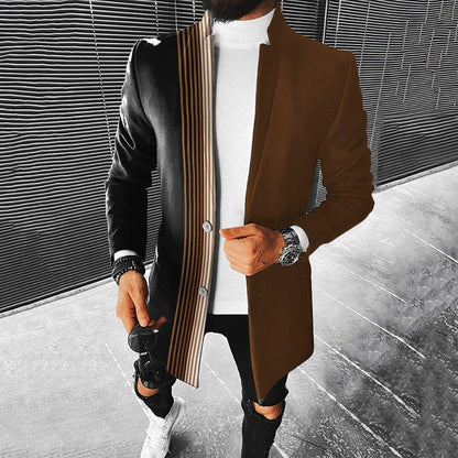 Veste Homme Slim Fit Imprimé Graphique Moderne