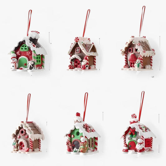 Maison de Noël Céramique Coloré Décoratif - PanierRoyale