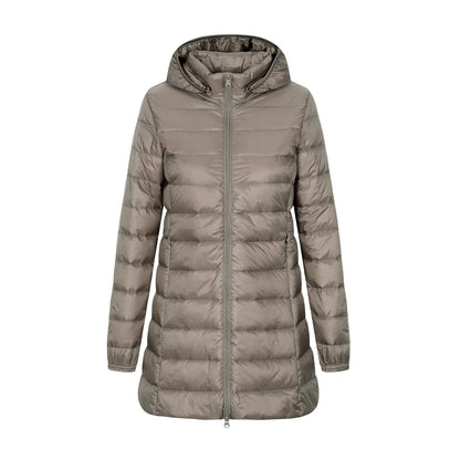 Veste Doudoune D’Hiver Pour Femme Avec Capuche | Longue