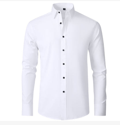 Chemise Homme Stretch Coupe Ajustée Confort Flexible