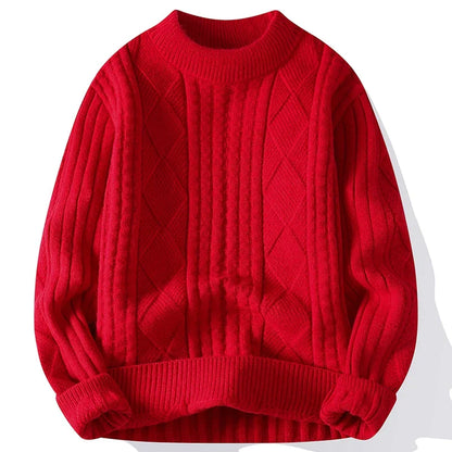 Pull Homme Luxe à Carreaux Diamant