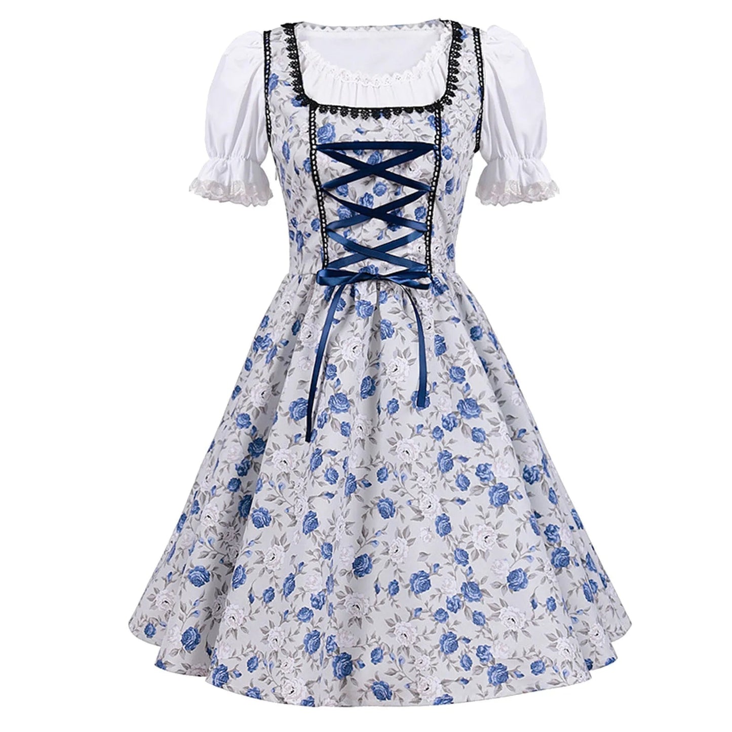 Robe de Cuisine Décontractée avec Tablier Imprimé