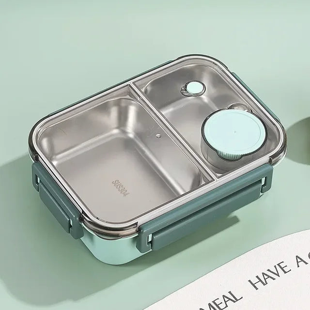 Boîte à déjeuner Inox Étanche avec Compartiments