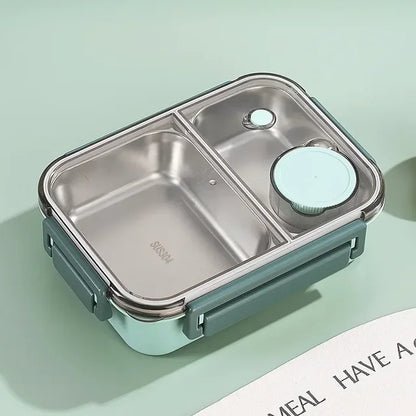 Boîte à déjeuner Inox Étanche avec Compartiments