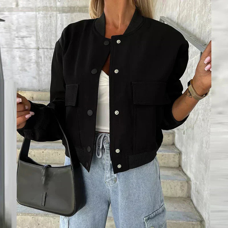 Veste Bomber Femme Chic - Manteau Léger et Confortable Tendance