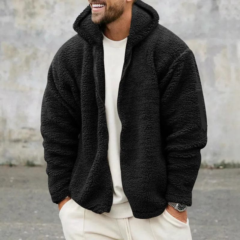 Veste D'hiver Équipée de Capuche et Poche Réfléchissante pour Homme et Femme