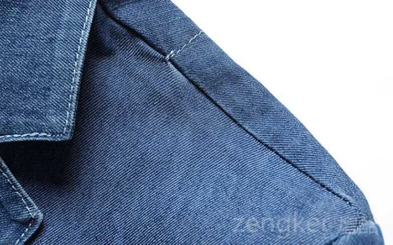 Blazer Homme Denim Moderne Noir