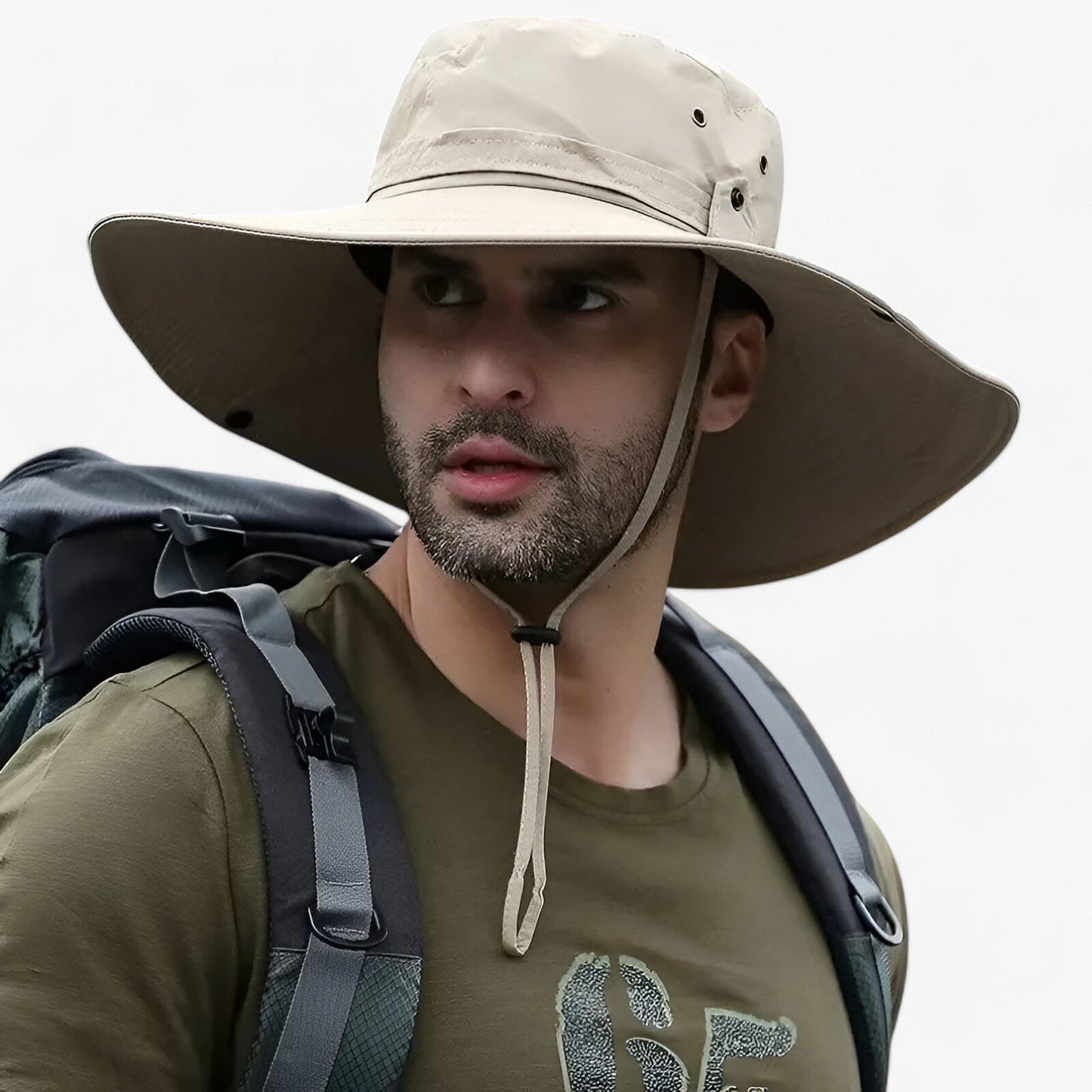 Casquette de soleil Classique avec Bord Élargi